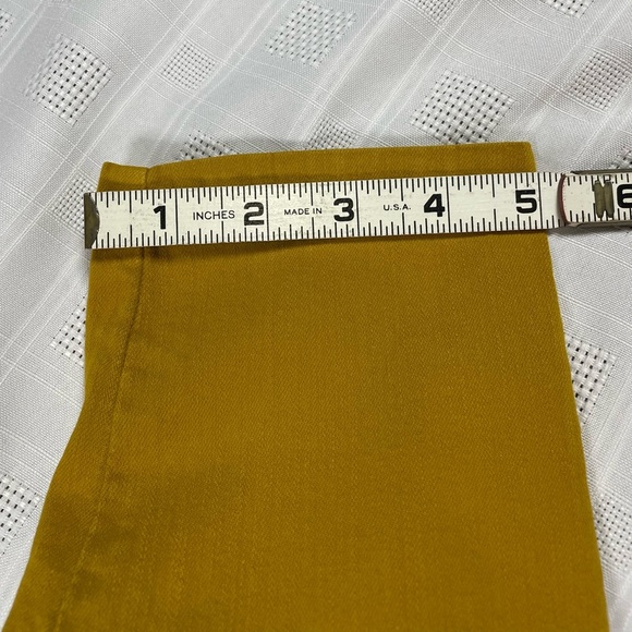 Karen Kane Mustard Yellow Skinny Pants Size 12 Made in USA Stretchy - Picture 8 of 15